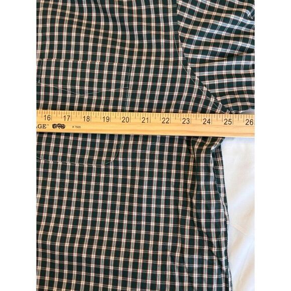 L.L. Bean Classic Green Plaid Button-Down Shirt Sz XL Traditional Fit EUC - Picture 8 of 13